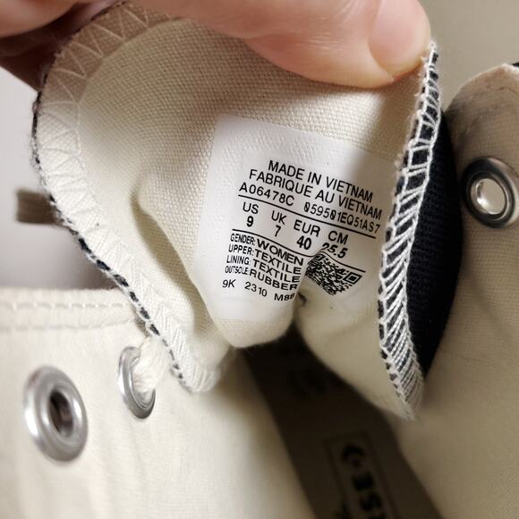 NEW CONVERSE Women and Wedge Chunky Sole Chuck Taylor High Top Sneakers Shoes - Picture 12 of 15